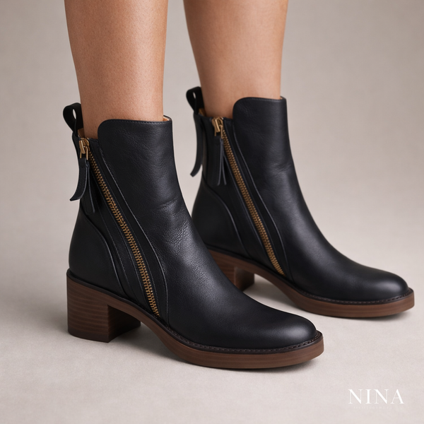 Marie – Kožené členkové topánky